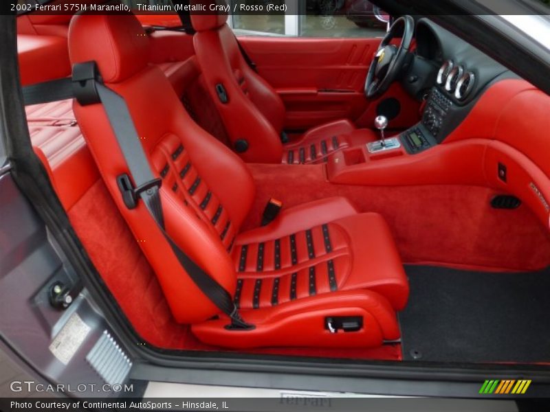  2002 575M Maranello  Rosso (Red) Interior