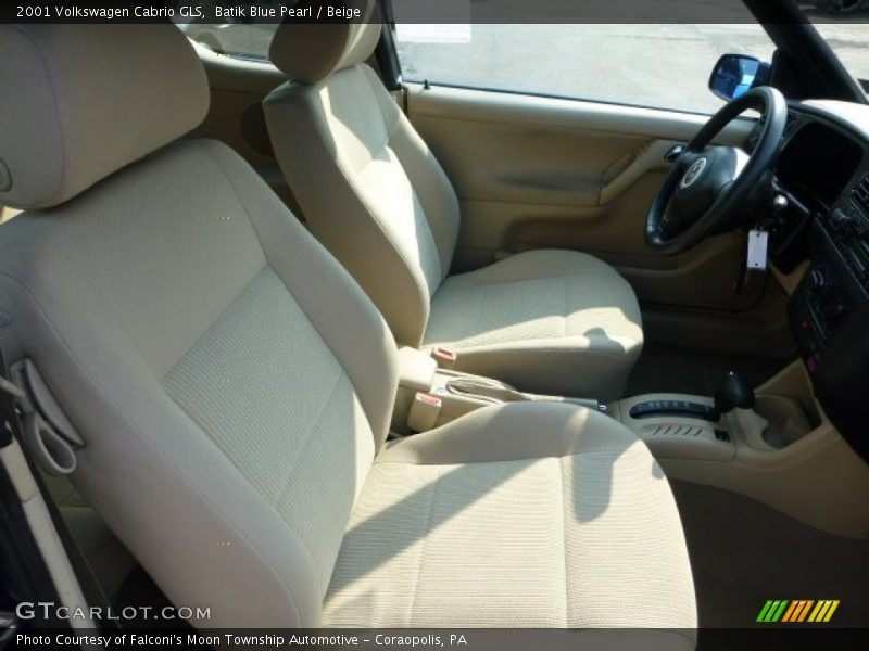 Batik Blue Pearl / Beige 2001 Volkswagen Cabrio GLS