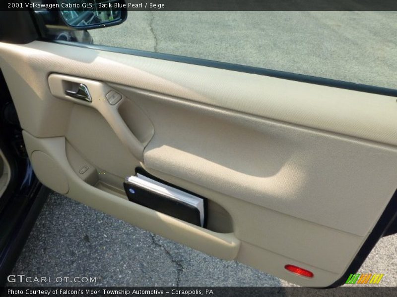 Batik Blue Pearl / Beige 2001 Volkswagen Cabrio GLS