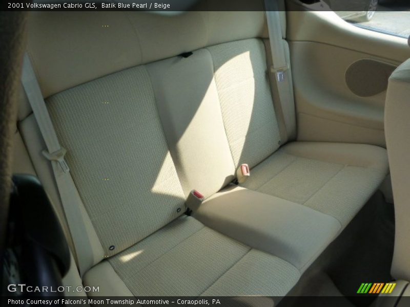 Batik Blue Pearl / Beige 2001 Volkswagen Cabrio GLS