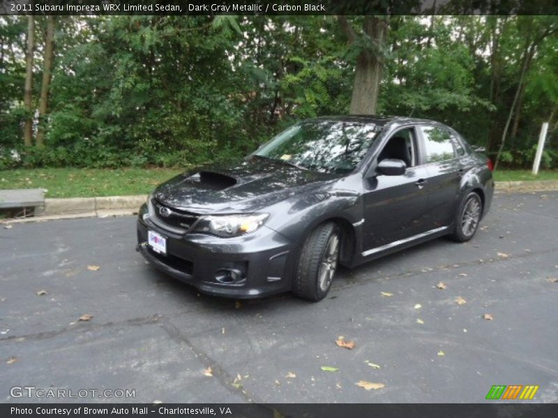 Dark Gray Metallic / Carbon Black 2011 Subaru Impreza WRX Limited Sedan