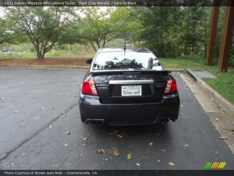 Dark Gray Metallic / Carbon Black 2011 Subaru Impreza WRX Limited Sedan