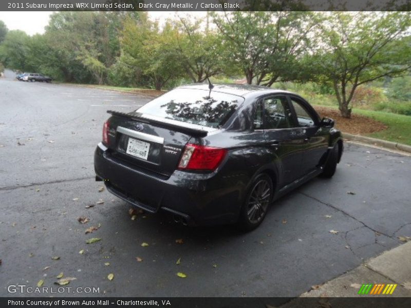 Dark Gray Metallic / Carbon Black 2011 Subaru Impreza WRX Limited Sedan