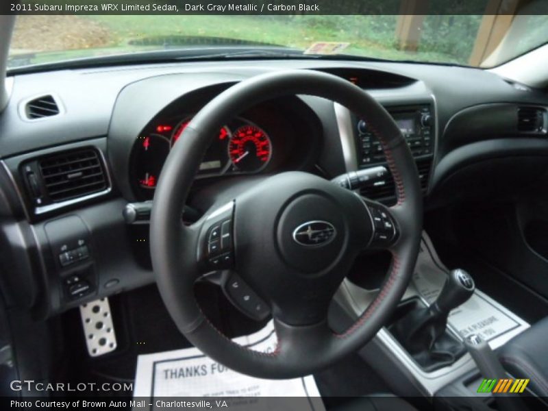  2011 Impreza WRX Limited Sedan Carbon Black Interior