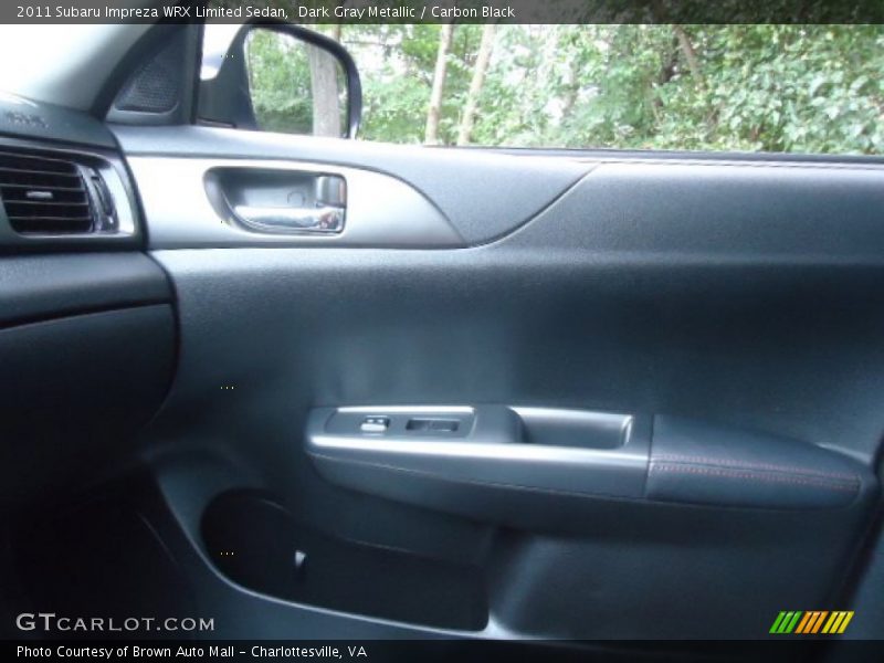 Dark Gray Metallic / Carbon Black 2011 Subaru Impreza WRX Limited Sedan