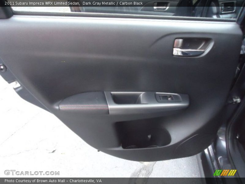 Dark Gray Metallic / Carbon Black 2011 Subaru Impreza WRX Limited Sedan