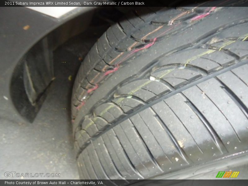 Dark Gray Metallic / Carbon Black 2011 Subaru Impreza WRX Limited Sedan