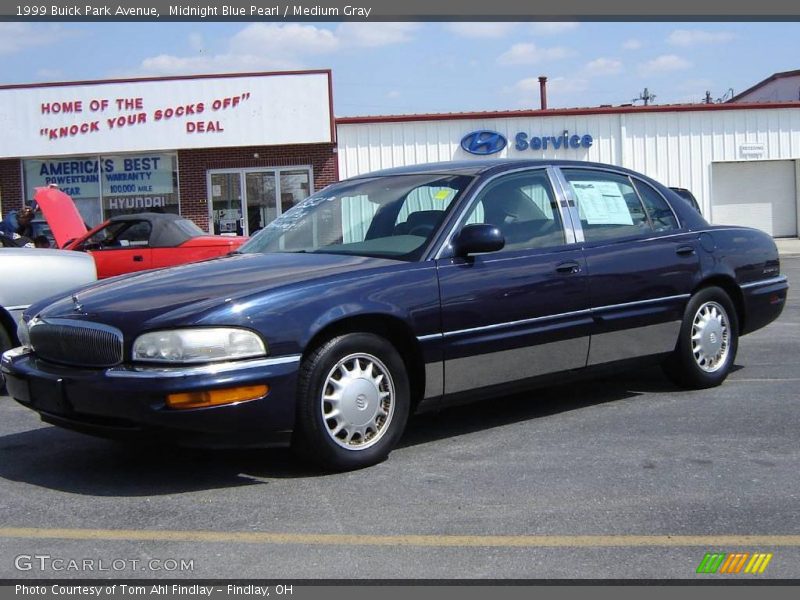 Midnight Blue Pearl / Medium Gray 1999 Buick Park Avenue