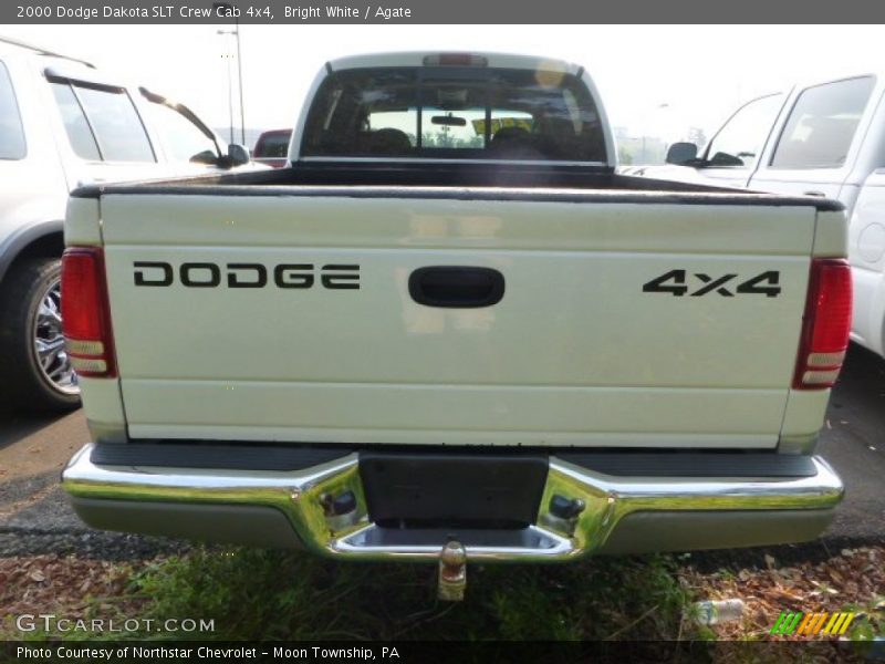 Bright White / Agate 2000 Dodge Dakota SLT Crew Cab 4x4