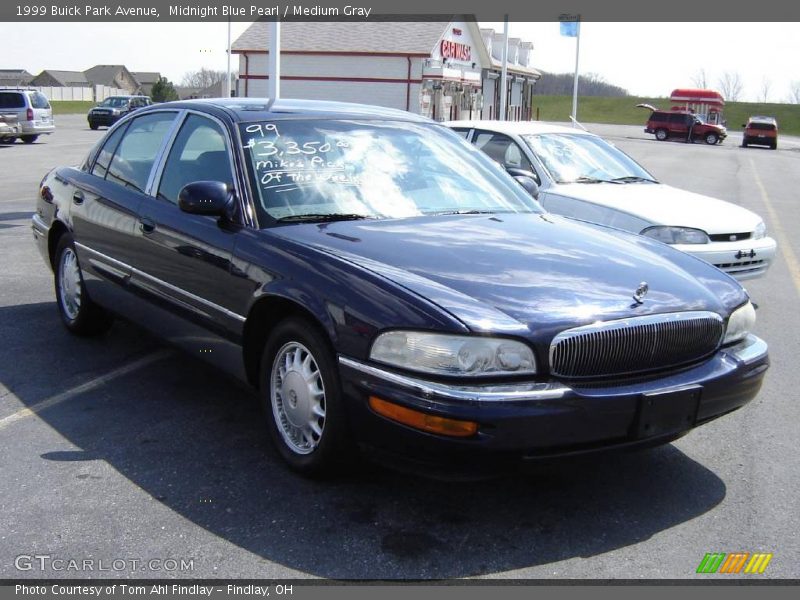 Midnight Blue Pearl / Medium Gray 1999 Buick Park Avenue