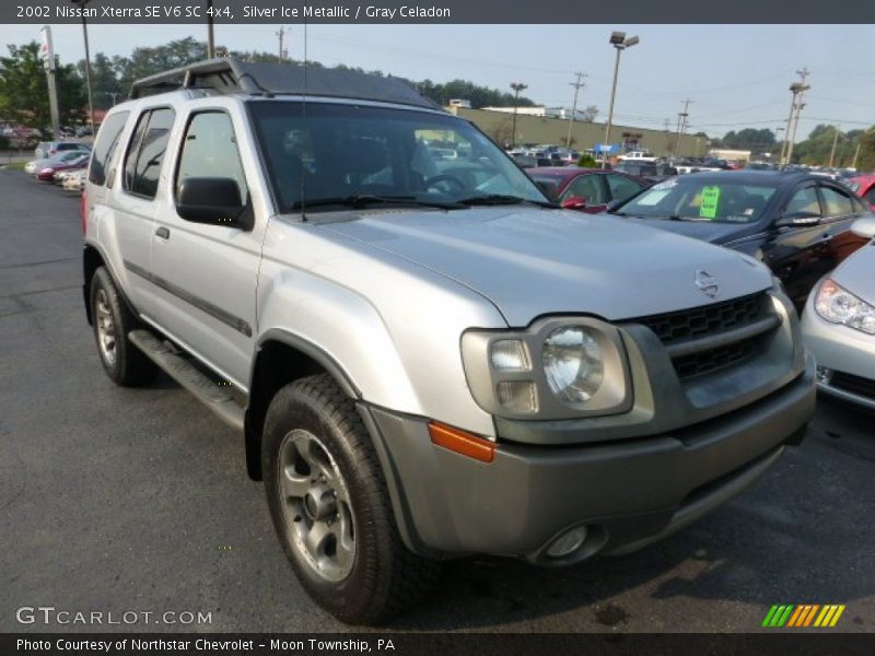 Silver Ice Metallic / Gray Celadon 2002 Nissan Xterra SE V6 SC 4x4