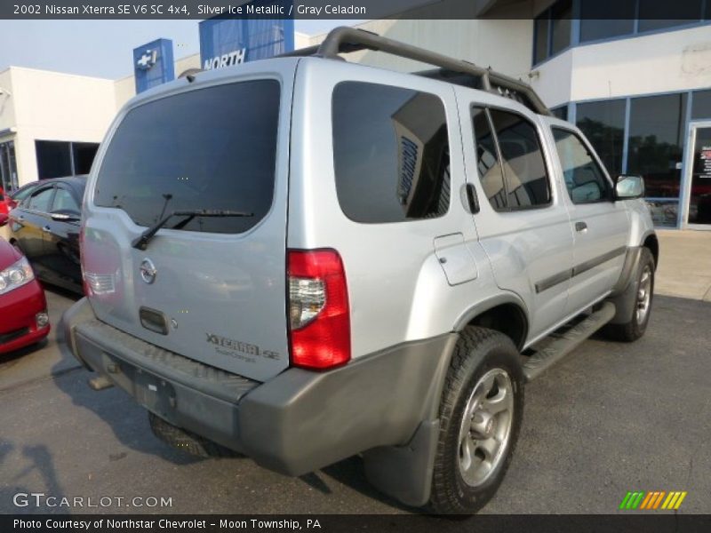 Silver Ice Metallic / Gray Celadon 2002 Nissan Xterra SE V6 SC 4x4