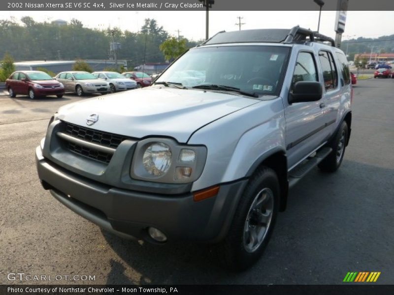 Silver Ice Metallic / Gray Celadon 2002 Nissan Xterra SE V6 SC 4x4