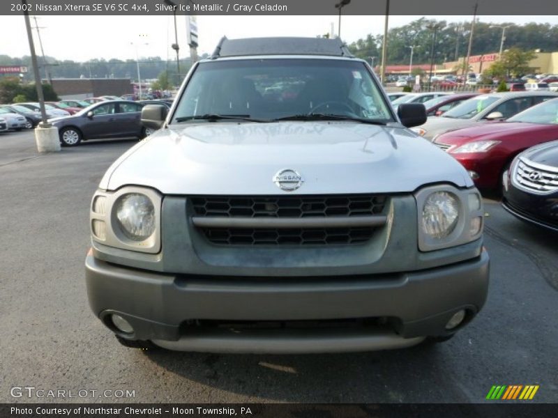 Silver Ice Metallic / Gray Celadon 2002 Nissan Xterra SE V6 SC 4x4