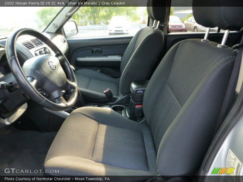 Silver Ice Metallic / Gray Celadon 2002 Nissan Xterra SE V6 SC 4x4