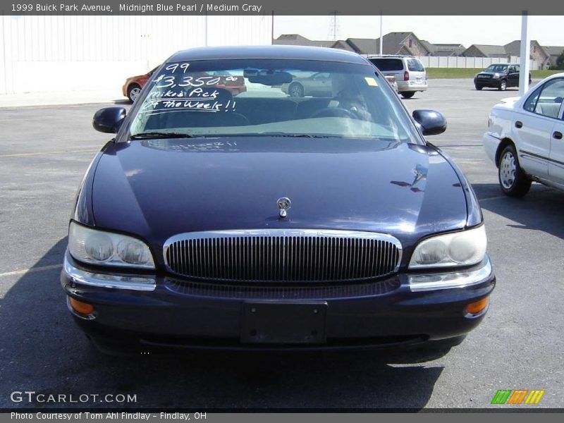 Midnight Blue Pearl / Medium Gray 1999 Buick Park Avenue