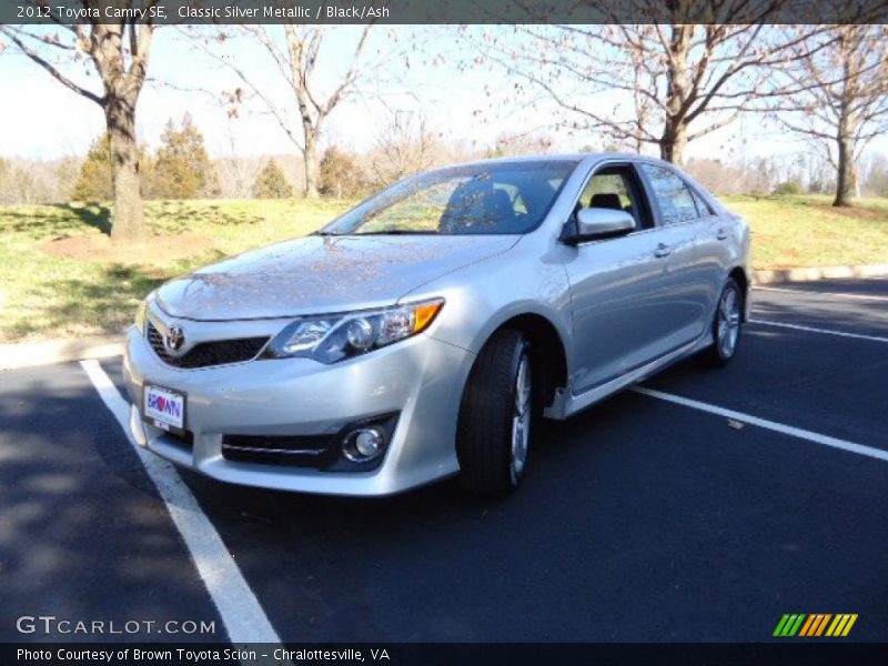 Classic Silver Metallic / Black/Ash 2012 Toyota Camry SE