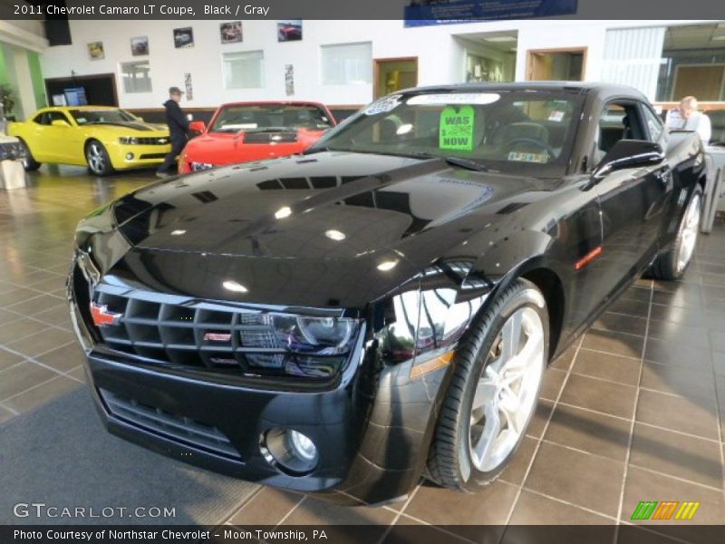 Black / Gray 2011 Chevrolet Camaro LT Coupe