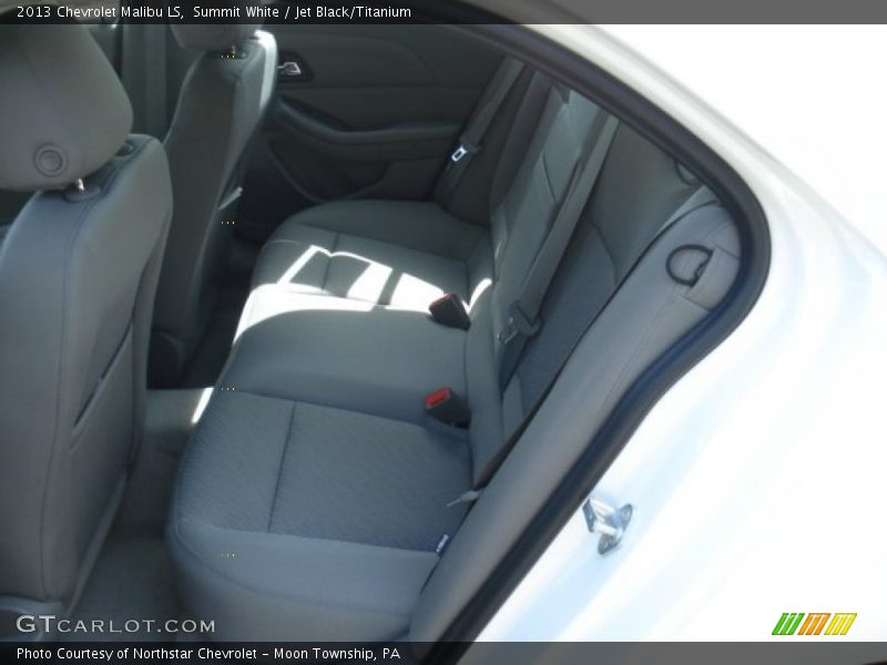Summit White / Jet Black/Titanium 2013 Chevrolet Malibu LS