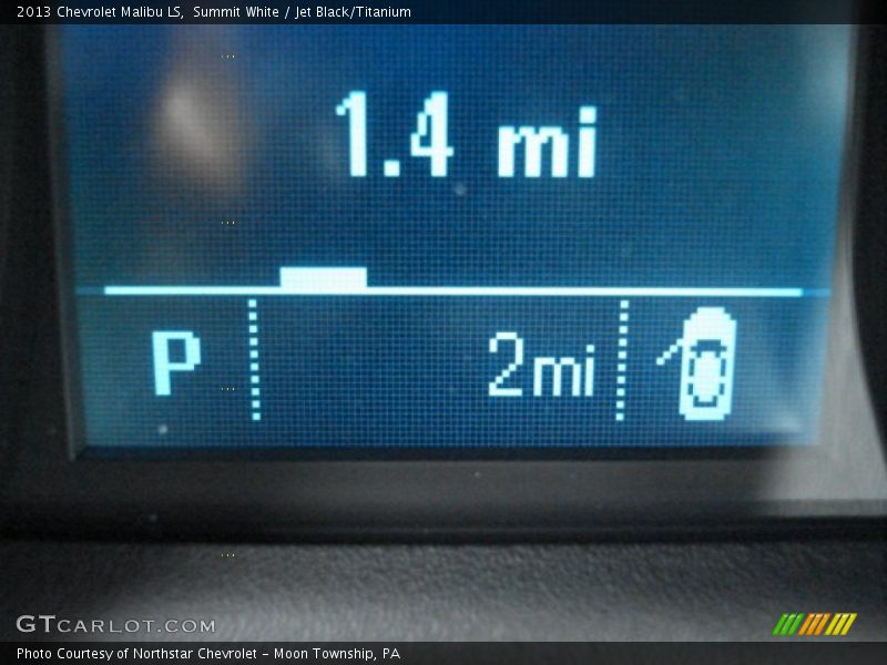 Summit White / Jet Black/Titanium 2013 Chevrolet Malibu LS