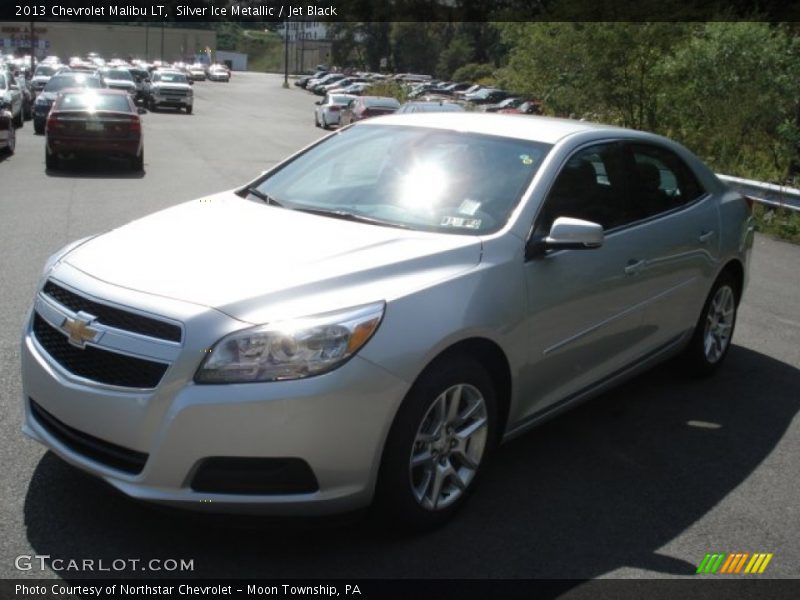 Silver Ice Metallic / Jet Black 2013 Chevrolet Malibu LT