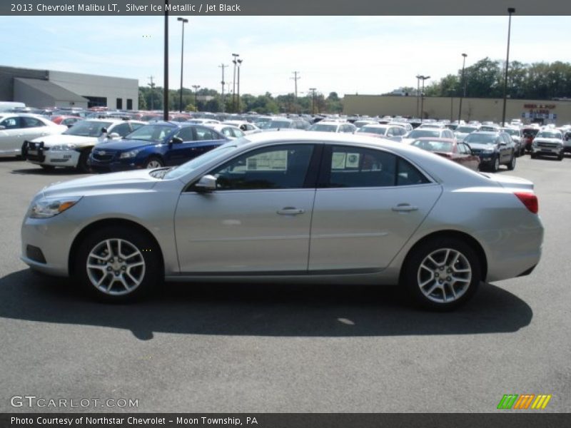 Silver Ice Metallic / Jet Black 2013 Chevrolet Malibu LT