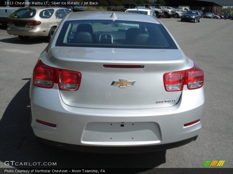 Silver Ice Metallic / Jet Black 2013 Chevrolet Malibu LT
