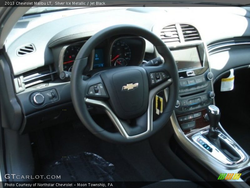 Silver Ice Metallic / Jet Black 2013 Chevrolet Malibu LT
