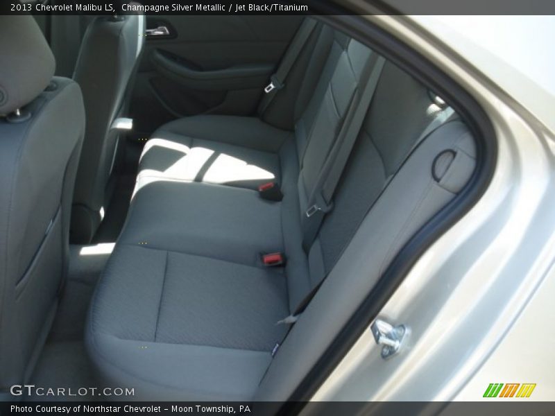 Champagne Silver Metallic / Jet Black/Titanium 2013 Chevrolet Malibu LS