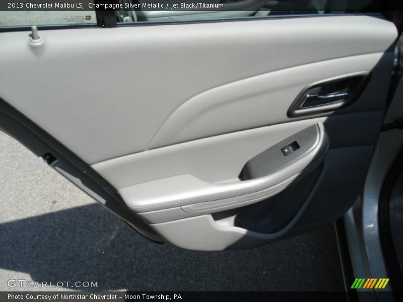 Champagne Silver Metallic / Jet Black/Titanium 2013 Chevrolet Malibu LS