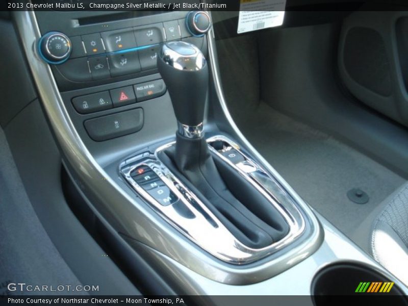 Champagne Silver Metallic / Jet Black/Titanium 2013 Chevrolet Malibu LS