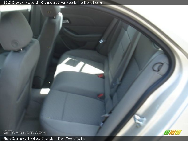 Champagne Silver Metallic / Jet Black/Titanium 2013 Chevrolet Malibu LS