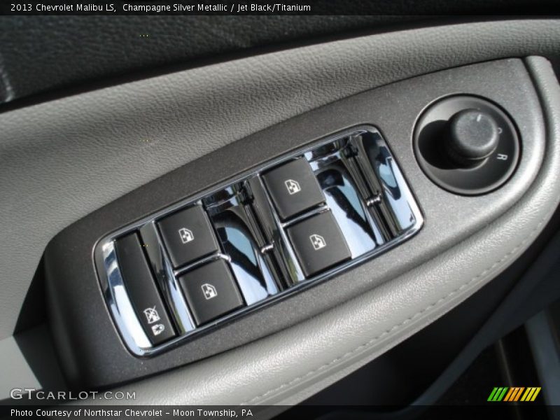 Champagne Silver Metallic / Jet Black/Titanium 2013 Chevrolet Malibu LS