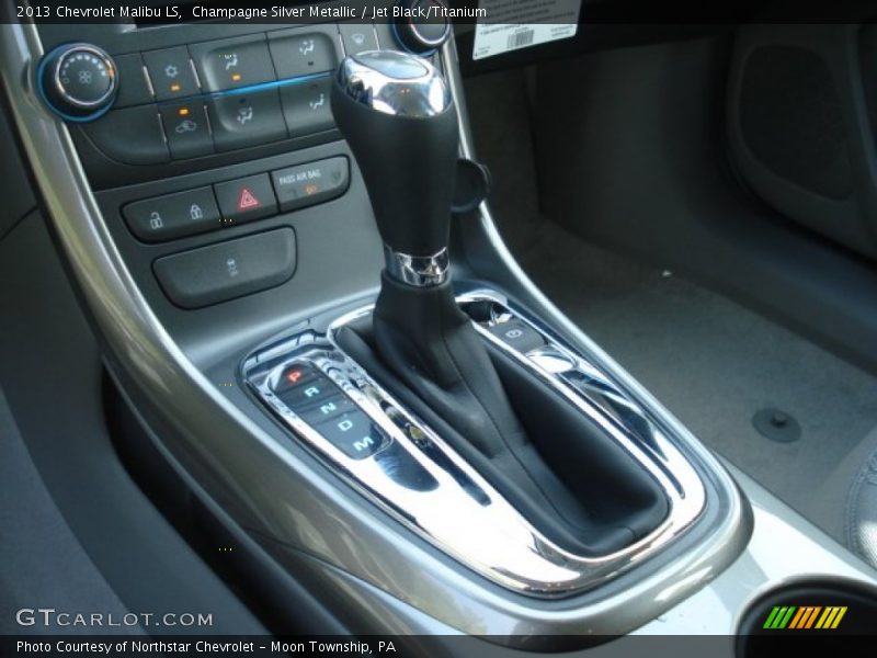 Champagne Silver Metallic / Jet Black/Titanium 2013 Chevrolet Malibu LS