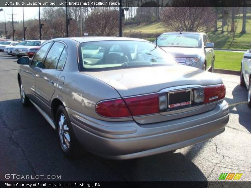 Light Bronzemist Metallic / Taupe 2003 Buick LeSabre Limited