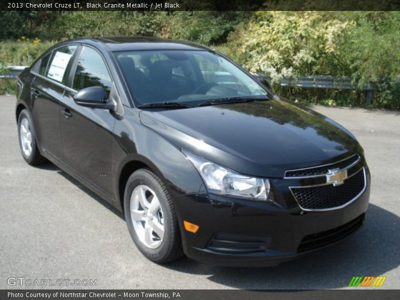 Black Granite Metallic / Jet Black 2013 Chevrolet Cruze LT