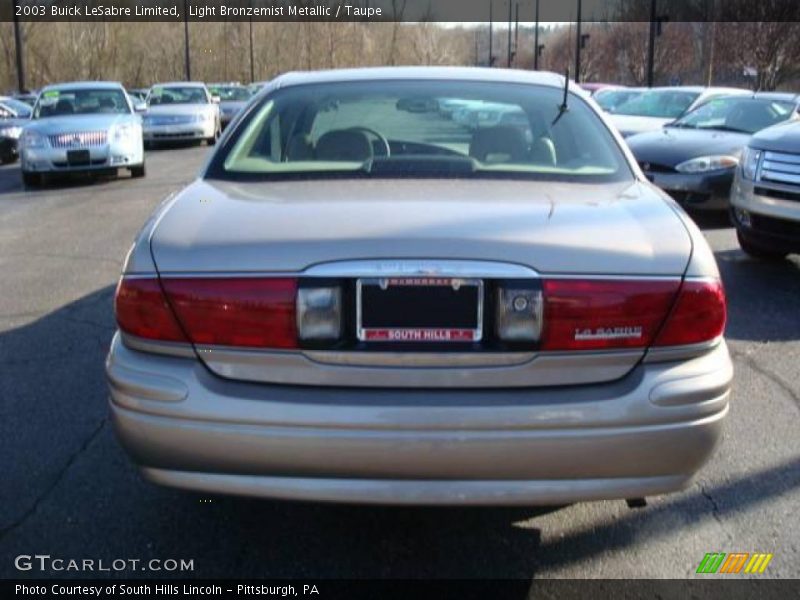 Light Bronzemist Metallic / Taupe 2003 Buick LeSabre Limited