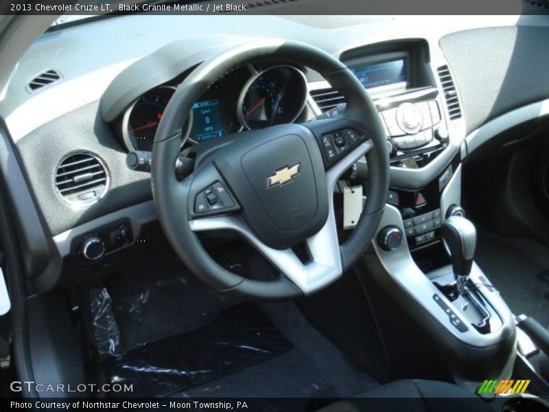 Black Granite Metallic / Jet Black 2013 Chevrolet Cruze LT
