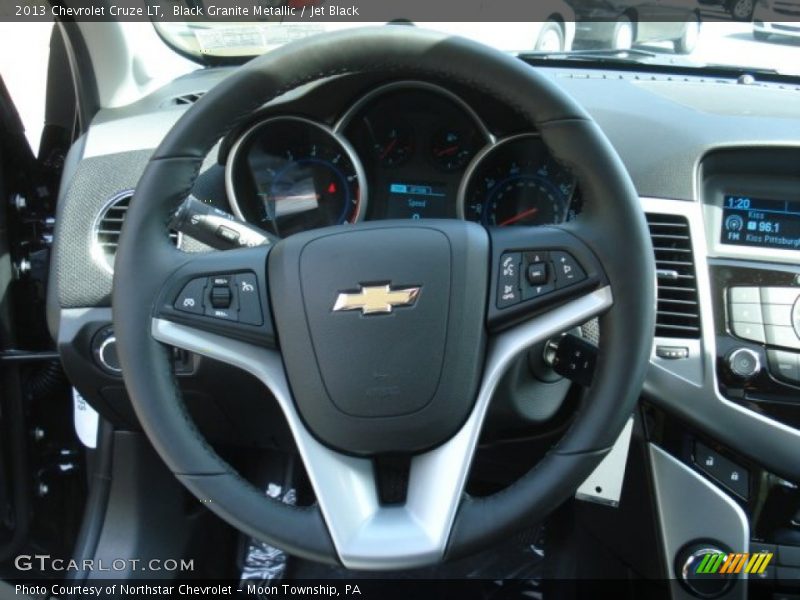 Black Granite Metallic / Jet Black 2013 Chevrolet Cruze LT