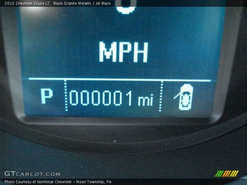 Black Granite Metallic / Jet Black 2013 Chevrolet Cruze LT