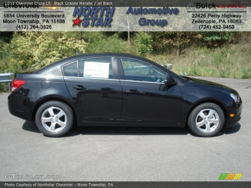 Black Granite Metallic / Jet Black 2013 Chevrolet Cruze LT