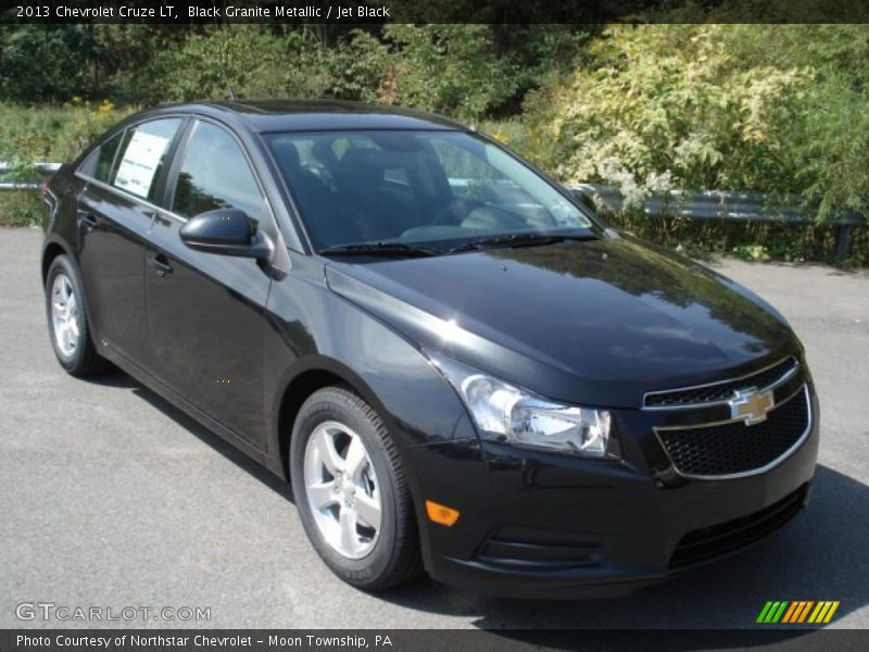 Black Granite Metallic / Jet Black 2013 Chevrolet Cruze LT