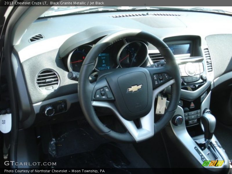 Black Granite Metallic / Jet Black 2013 Chevrolet Cruze LT