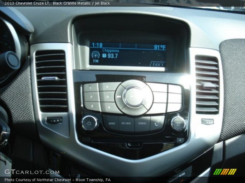Black Granite Metallic / Jet Black 2013 Chevrolet Cruze LT