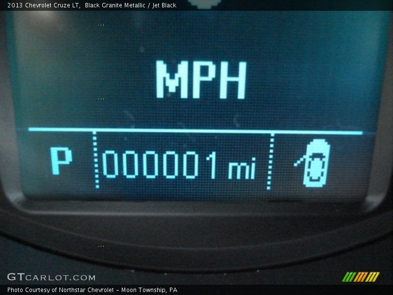 Black Granite Metallic / Jet Black 2013 Chevrolet Cruze LT