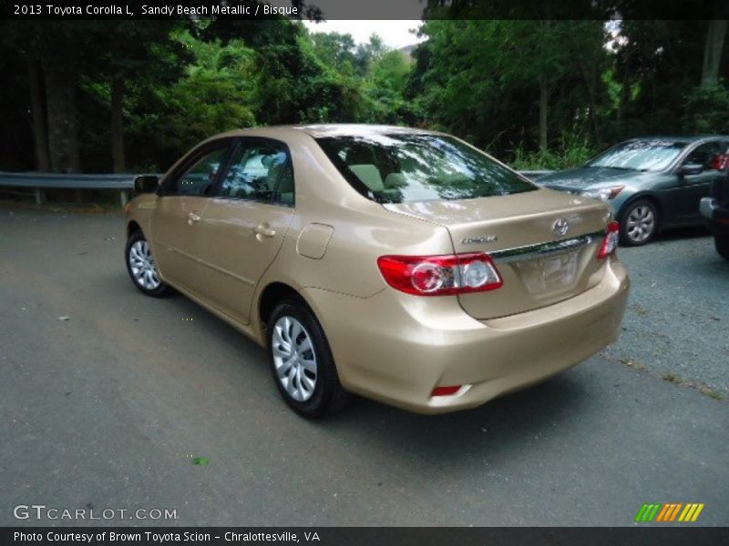Sandy Beach Metallic / Bisque 2013 Toyota Corolla L