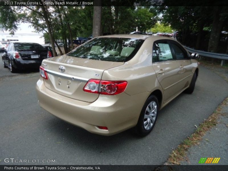 Sandy Beach Metallic / Bisque 2013 Toyota Corolla L