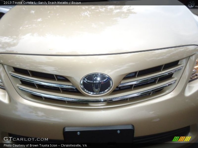 Sandy Beach Metallic / Bisque 2013 Toyota Corolla L