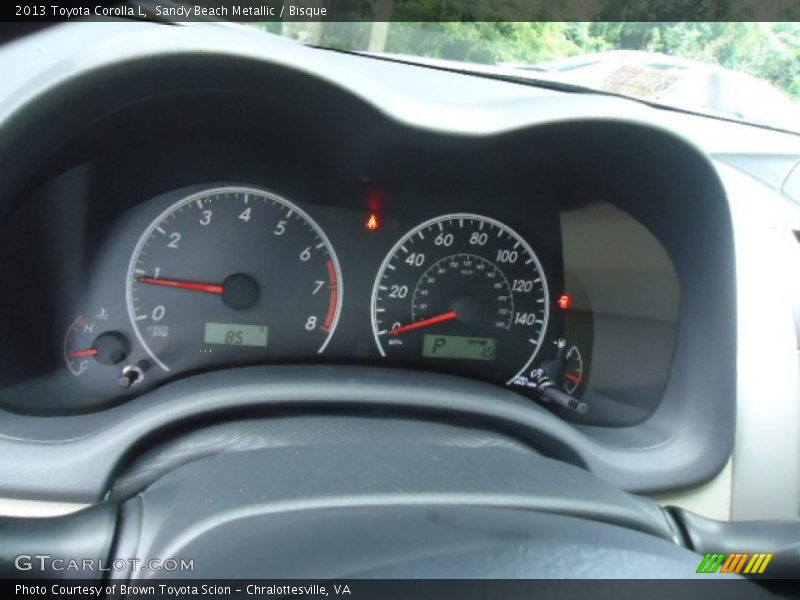  2013 Corolla L L Gauges