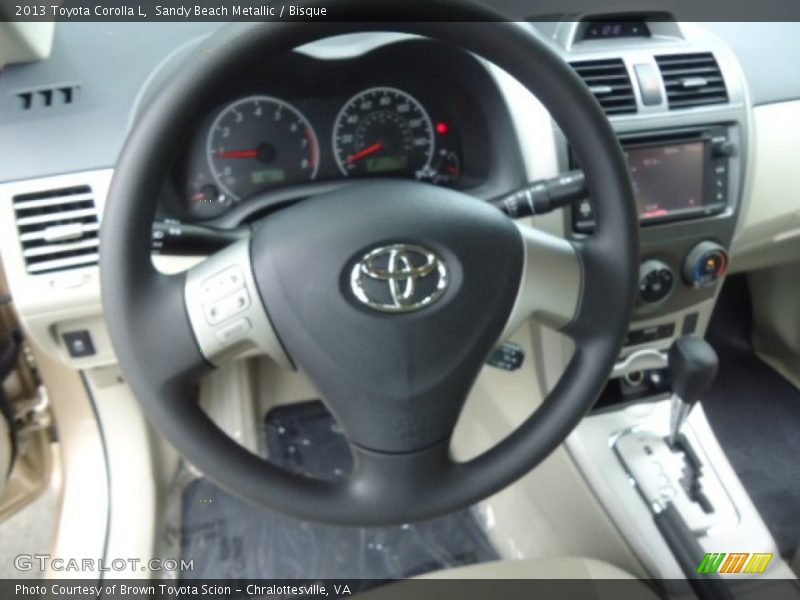  2013 Corolla L Steering Wheel